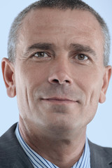 face of a successful businessman