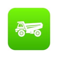 Truck icon. Simple illustration of truck vector icon for web