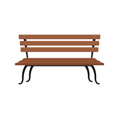 Wooden chair isolated vector illustration graphic design