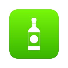 Japanese sake icon digital green for any design isolated on white vector illustration