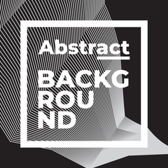 Universal trend geometric shape with text template.