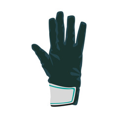 Goalkeeper glove isolated vector illustration graphic design