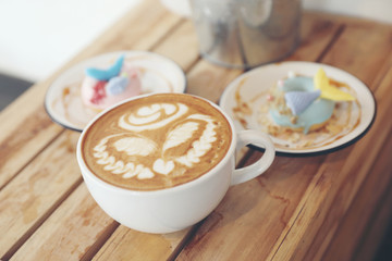 Fancy donut with cute mermaid on top