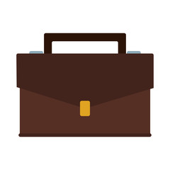 Business briefcase symbol vector illustration graphic design