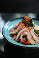Seafood salad in japanese food style