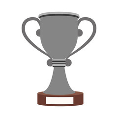 Trophy cup isolated vector illustration graphic design