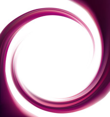 Vector swirling backdrop. Spiral liquid lilac surface
