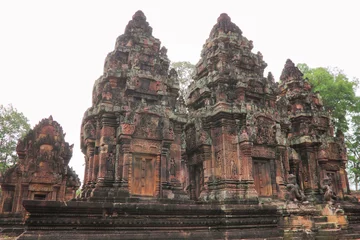 Foto op Canvas Banteay Srei, pink temple, Siem Reap, Cambodia. © nuruddean