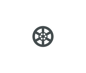 Car wheel icon