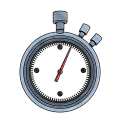 Vintage chronometer isolated vector illustration graphic design