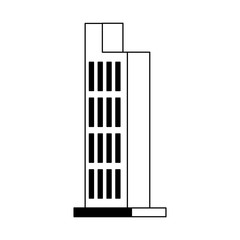 Urban building isolated vector illustration graphic design