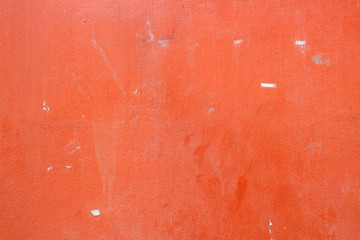 Fototapeta premium Orange grunge texture cement wall. copy space
