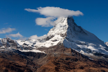 The Alpine region of Switzerland, Matterhorn.