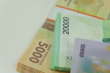 Indonesia Rupiah banknote as legal currency for payment, installment, etc. Sometimes for festive religion allowance called 