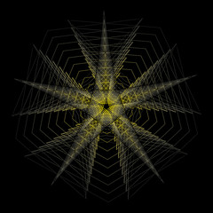 flower 3d geometry of nature