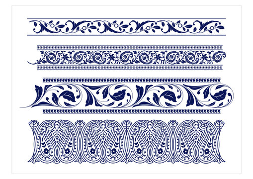 paisley floral pattern, textile , Rajasthan, royal India