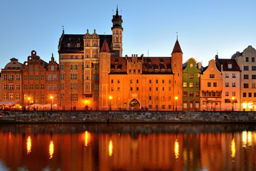 Fototapeta na wymiar Old town of Gdansk.