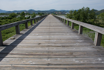 Fototapeta na wymiar 蓬莱橋