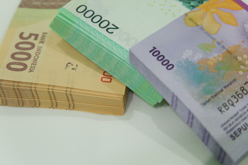 Indonesia Rupiah banknote as legal currency for payment, installment, etc. Sometimes for festive religion allowance called 