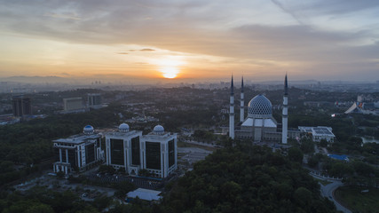 Naklejka premium Masjid Sultan Salahuddin Abdul Aziz Shah