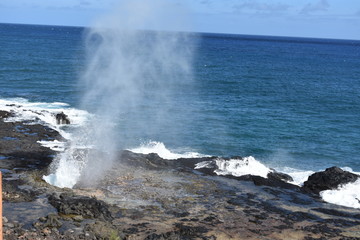 Blowhole Kauai Hawaii