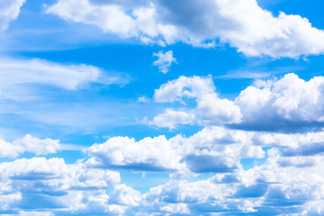 Obraz na płótnie Canvas Photo of cumulus clouds. Photo from Finland.