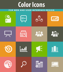Marketing icons set