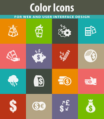 Money icon set