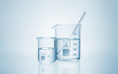 Science and medical glassware and test tube, Chemical laboratory