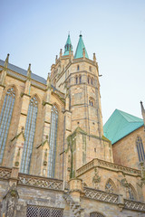 Cathedral and Severi-Church in Erfurt in east Germany