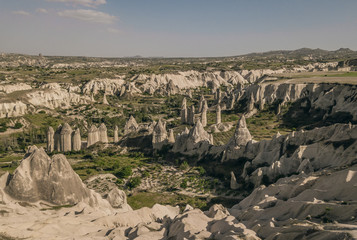 Aerial view of Love Valley in Cappadocia © a_medvedkov