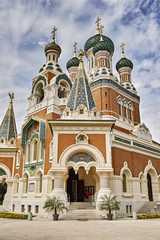 Russian church in Nice, France