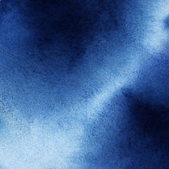 A Dark Blue Watercolor Background Painted With Hands On Textured