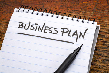 business plan handwriting