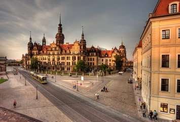 Fototapeta na wymiar City view of Dresden.