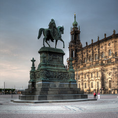 Fototapeta na wymiar City view of Dresden.