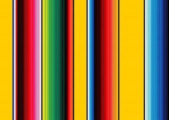 Blanket stripes seamless vector pattern. Background for Cinco de Mayo party decor or ethnic mexican fabric pattern with colorful stripes. Serape gesign