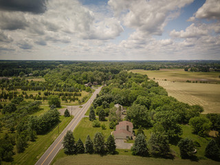 Aerial of Plainsboro New Jersey
