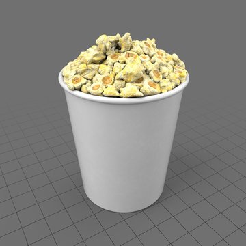 Round popcorn bucket