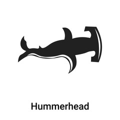 Hummerhead icon vector sign and symbol isolated on white background, Hummerhead logo concept