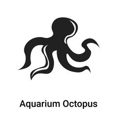 Aquarium Octopus icon vector sign and symbol isolated on white background, Aquarium Octopus logo concept