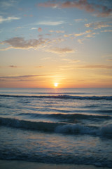 Portrait Sunrise at the beach