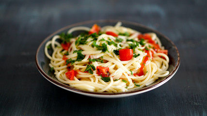 Full vegetable spagetti pasta