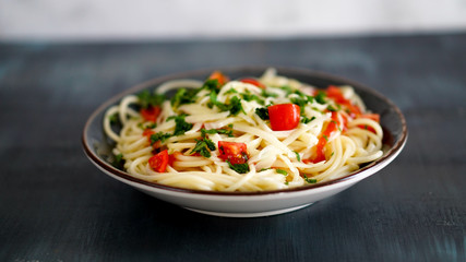 Full vegetable spagetti pasta