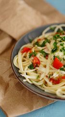 Full vegetable spagetti pasta