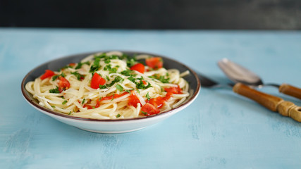 Full vegetable spagetti pasta