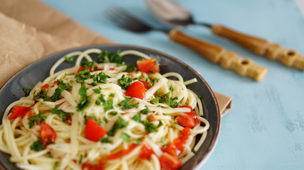 Full vegetable spagetti pasta
