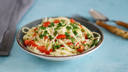 Full vegetable spagetti pasta