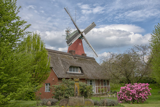 old historic windmill