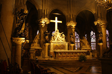 Notre Dame en París, Francia